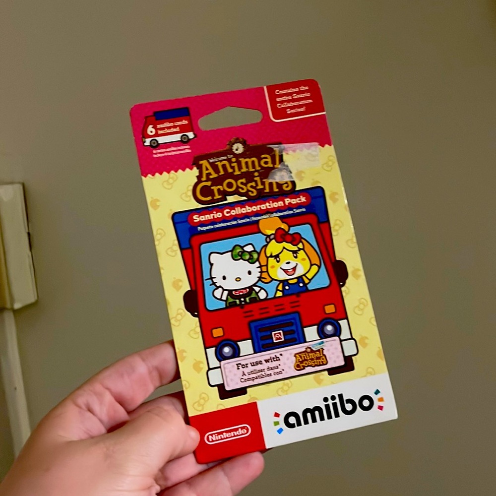 Animal Crossing Sanrio collaboration amiibo pack
